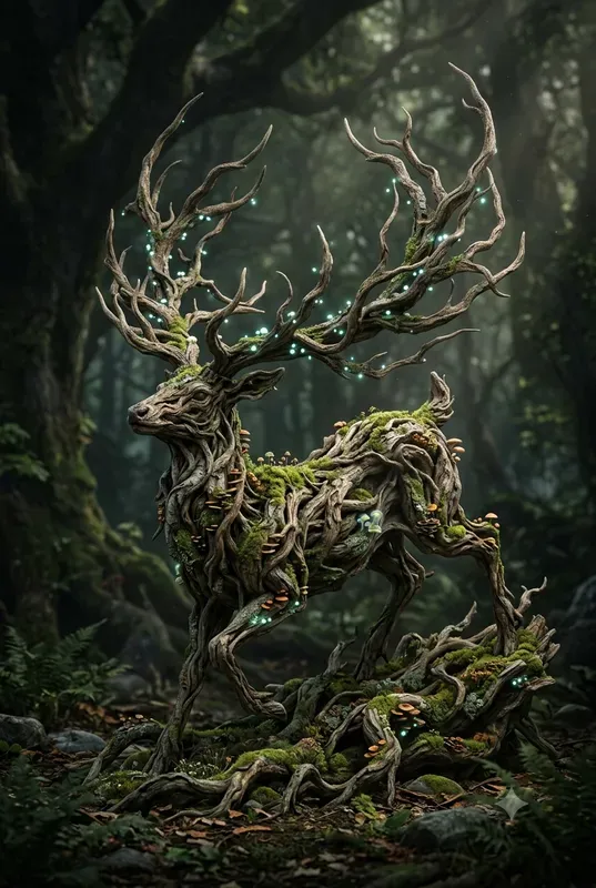Organic Root Wood Sculptures