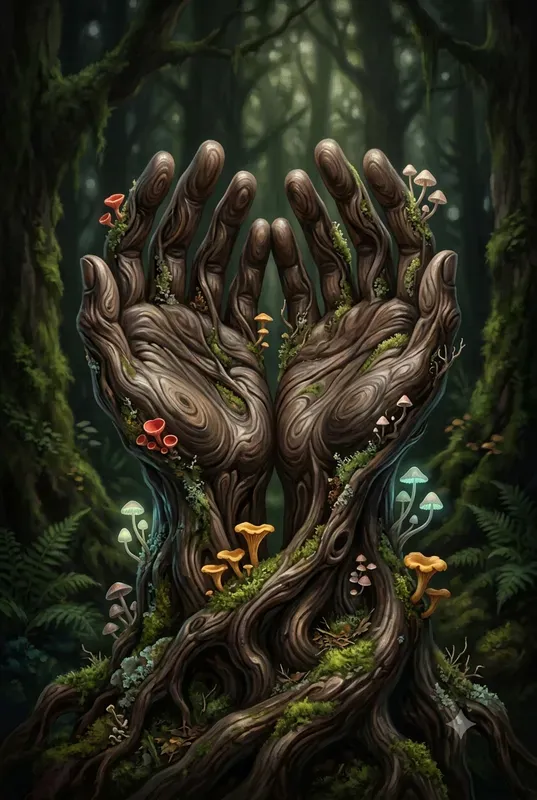 Organic Root Wood Sculptures