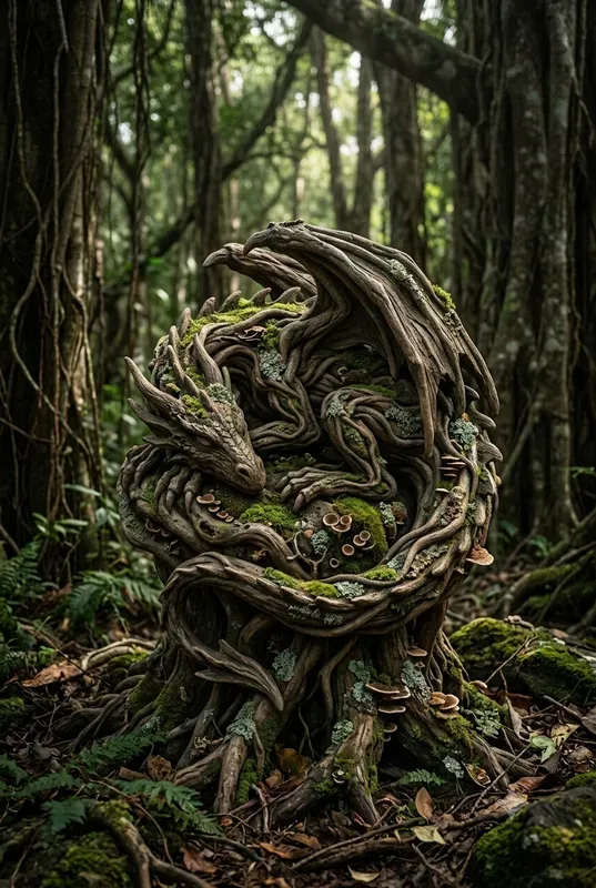 Organic Root Wood Sculptures