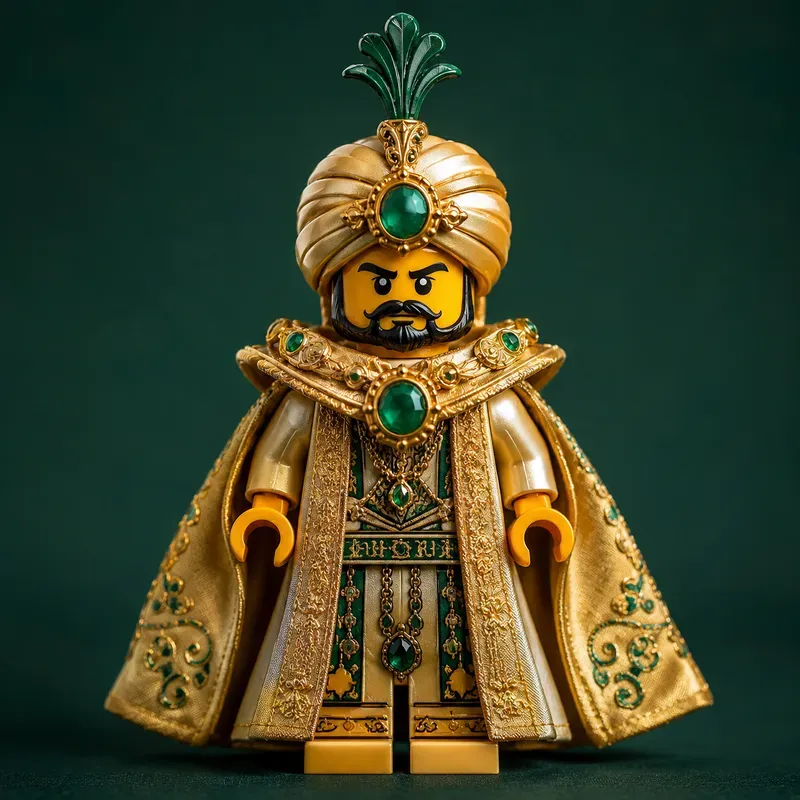 Royal Brick Monarch Portrait Studio Art