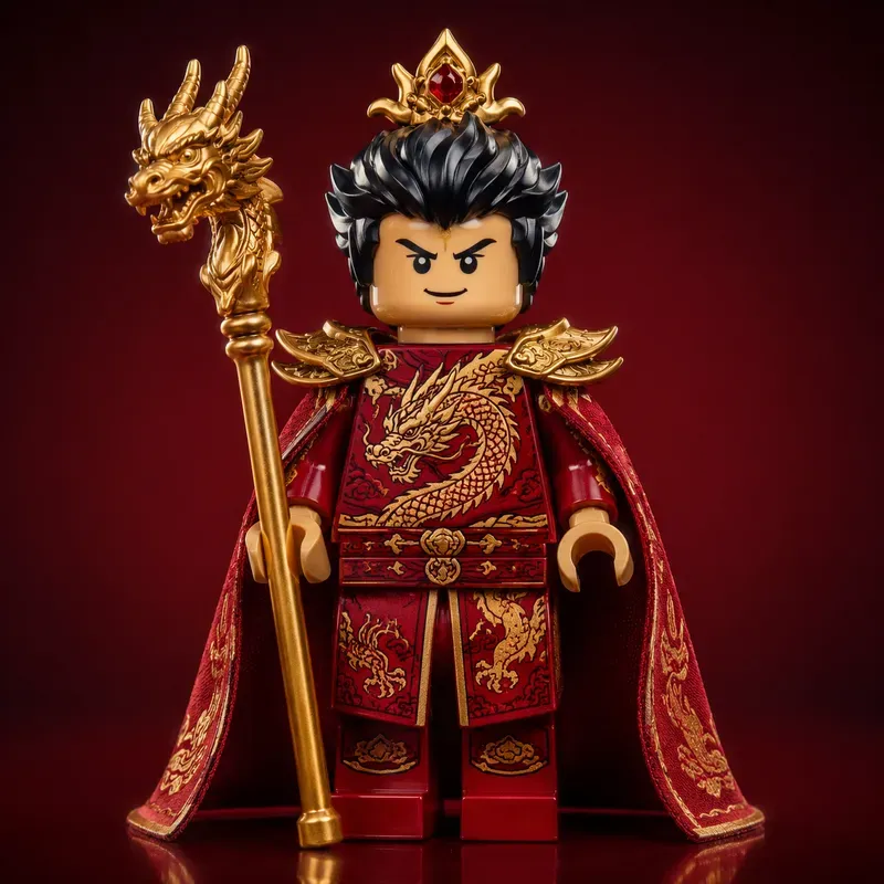 Royal Brick Monarch Portrait Studio Art