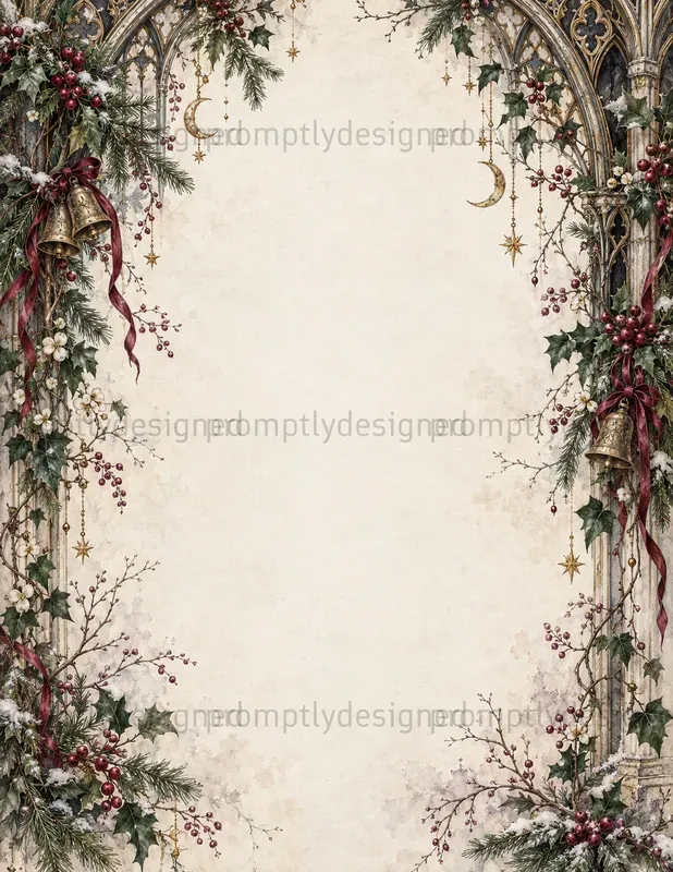 Gothic Christmas Journal Pages
