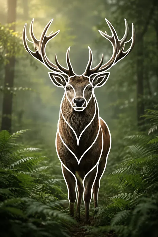 Wildlife Monoline Logo Photos