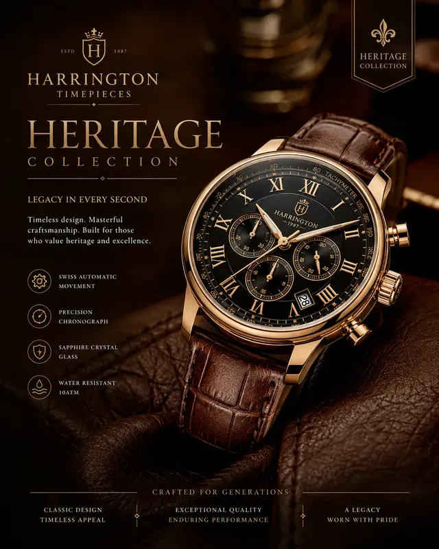 Luxury Watch Ad Creators