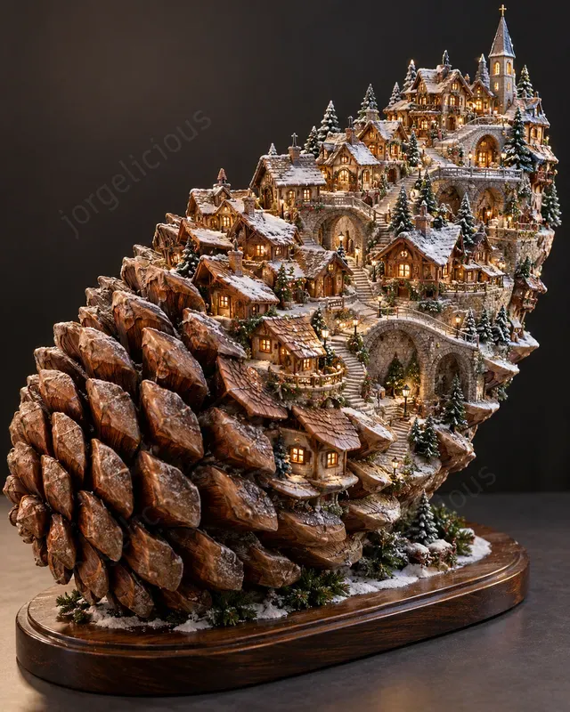 Christmas Metamorphosis Art