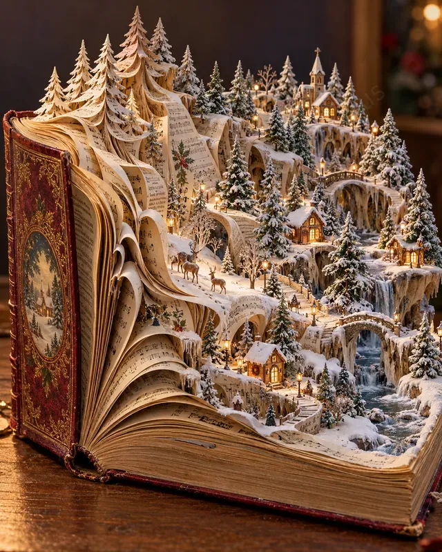 Christmas Metamorphosis Art