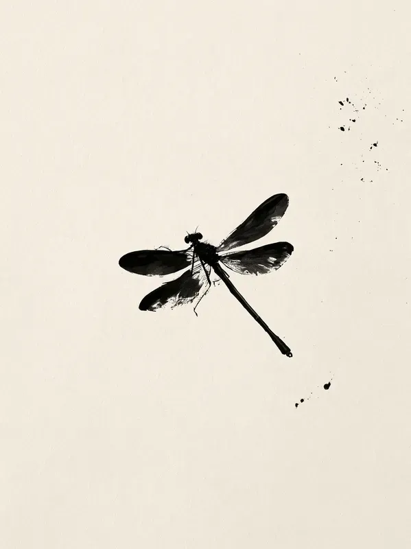 Minimalist Ink Wash Zen Wall Art Prints