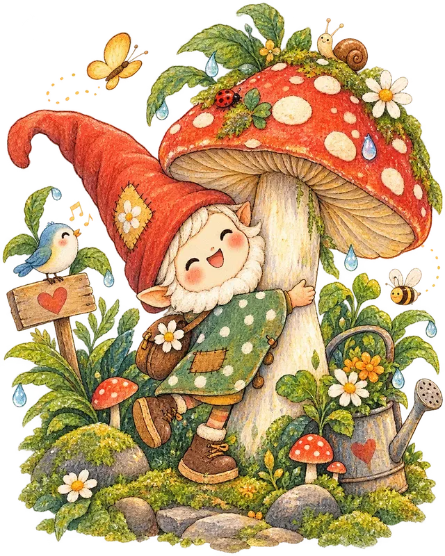 Whimsical Handdrawn Storybook Cliparts