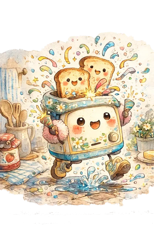 Whimsical Handdrawn Storybook Cliparts