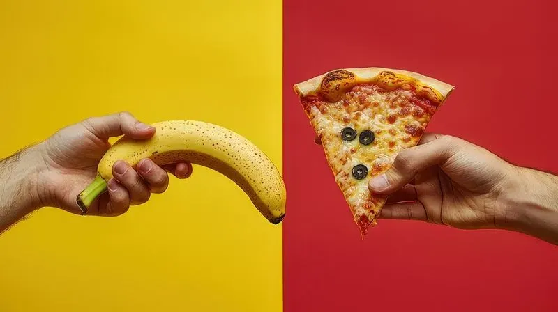 Bold Food Choices Contrast Crave