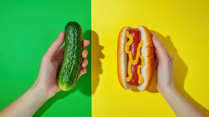 Bold Food Choices Contrast Crave