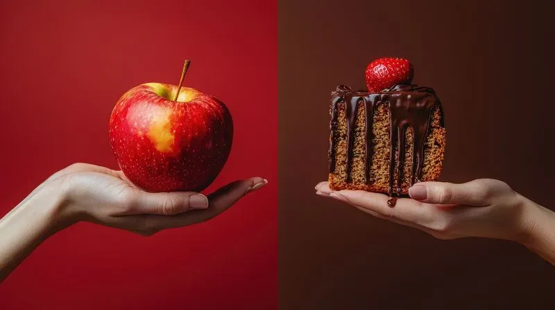 Bold Food Choices Contrast Crave