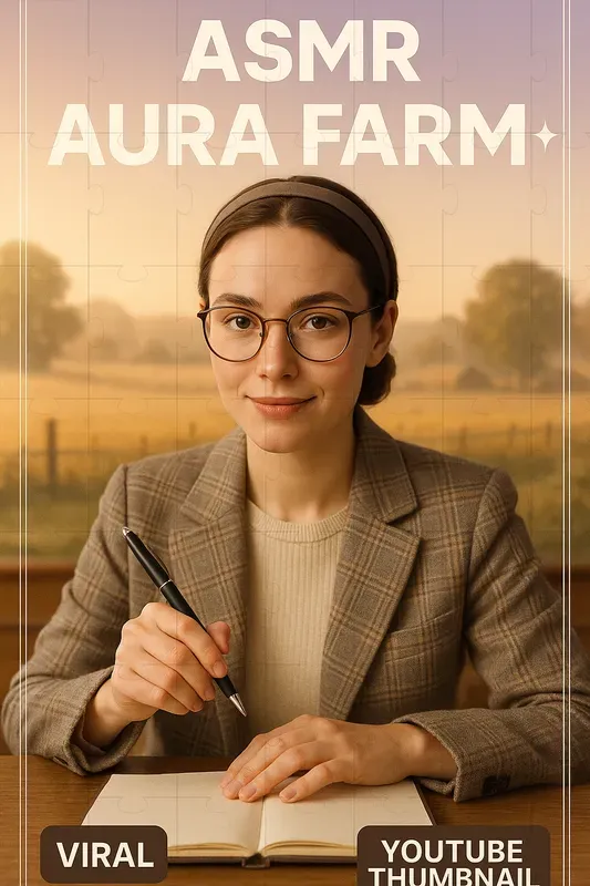 ASMR Aura Farm Girls Posters