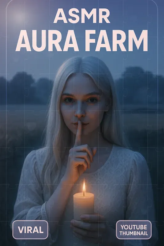 ASMR Aura Farm Girls Posters