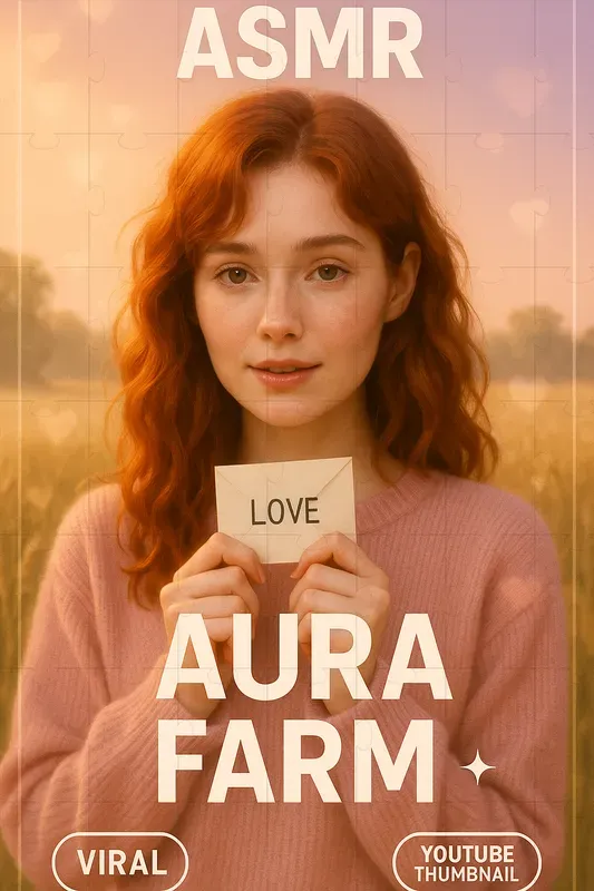 ASMR Aura Farm Girls Posters