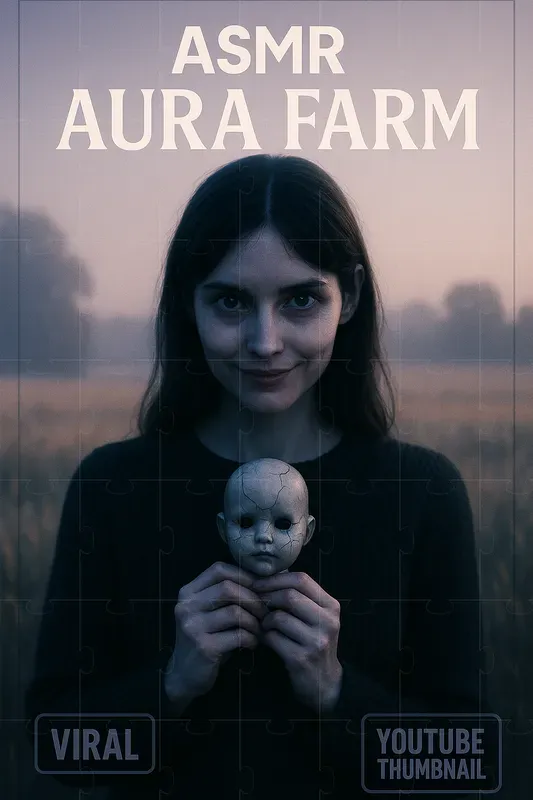 ASMR Aura Farm Girls Posters