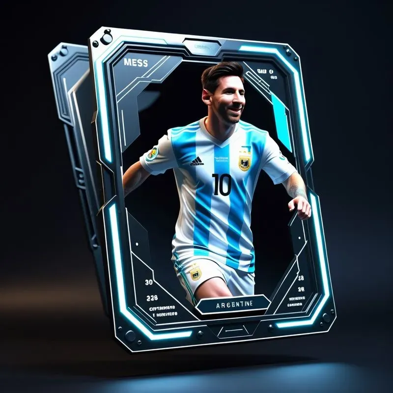 3D Cyberpunk Football Card Generator