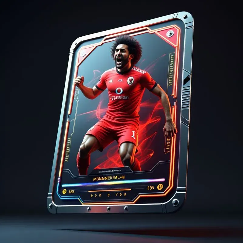 3D Cyberpunk Football Card Generator