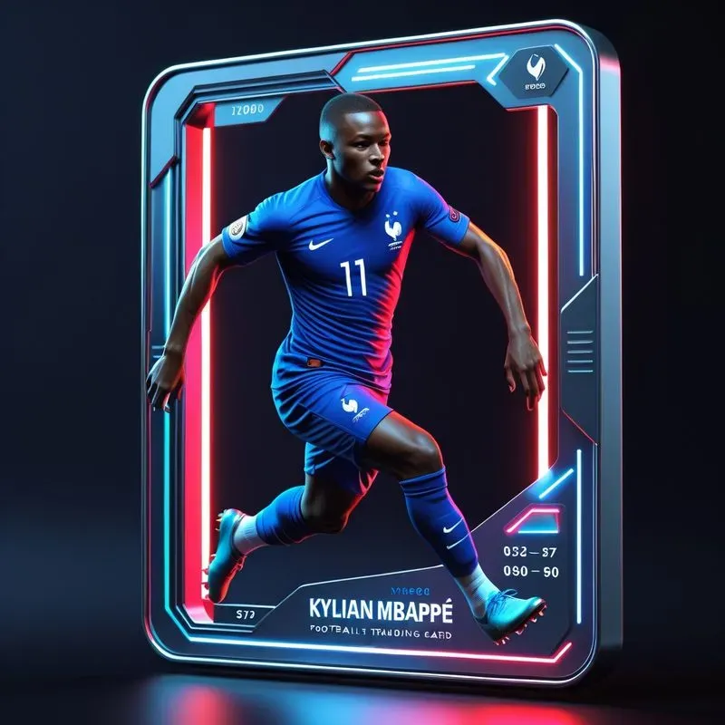 3D Cyberpunk Football Card Generator