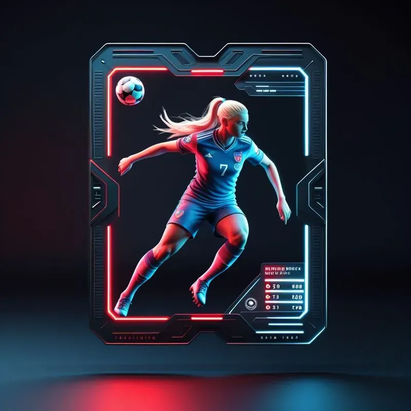 3D Cyberpunk Football Card Generator