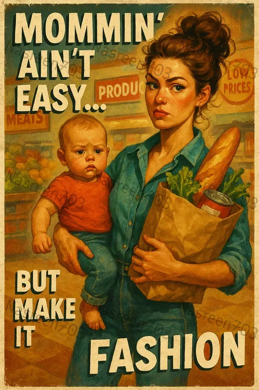 1950s Vintage Posters With Quote