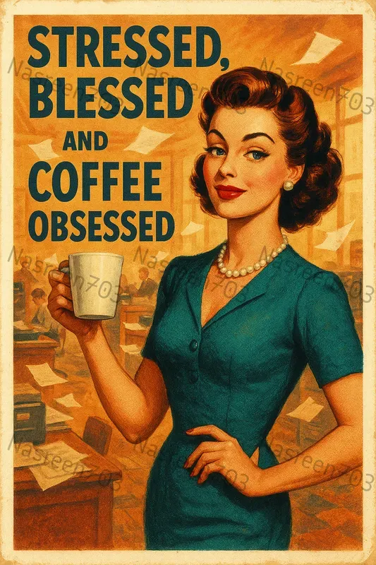 1950s Vintage Posters With Quote