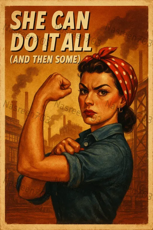 1950s Vintage Posters With Quote
