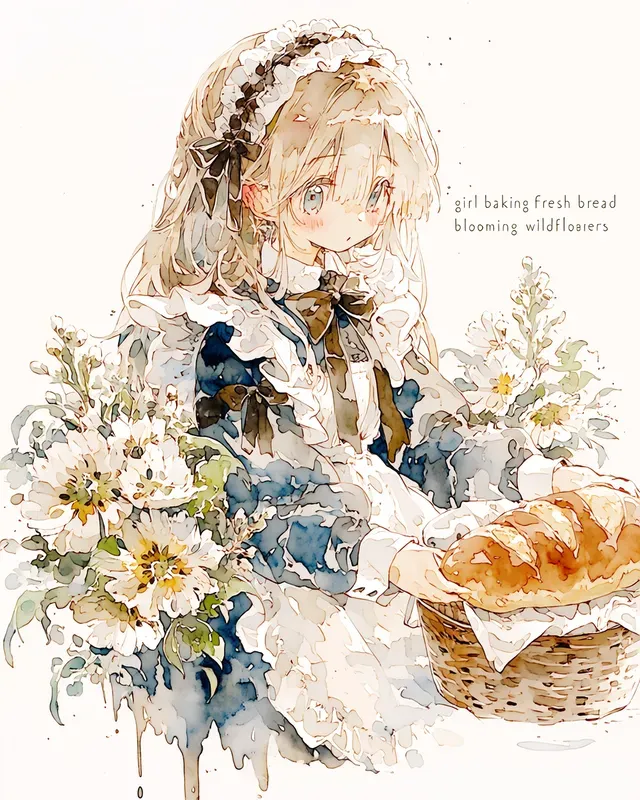 Watercolor Hobby Girls