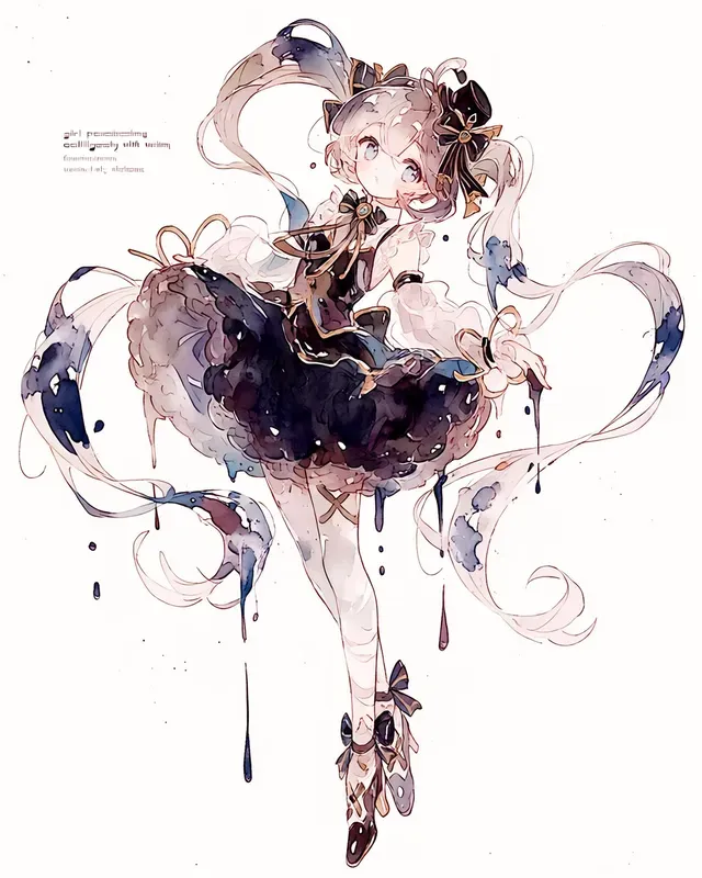Watercolor Hobby Girls