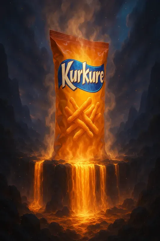 Epic Fantasy Snack Monuments In Lava