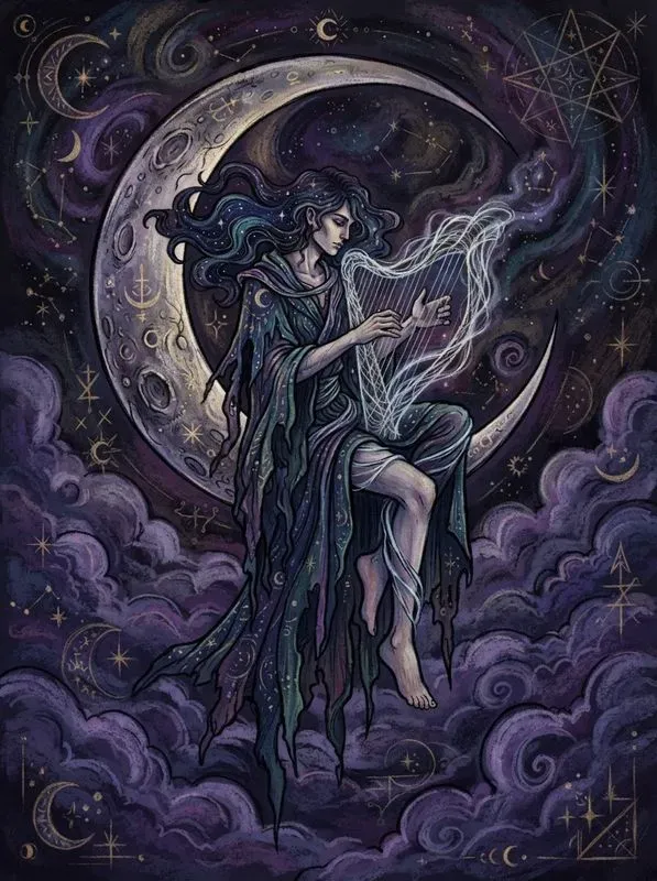 Surrealistic Dark Chalk Art