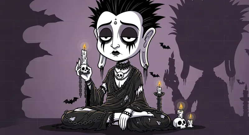 Dark Gothic Cartoon Magic