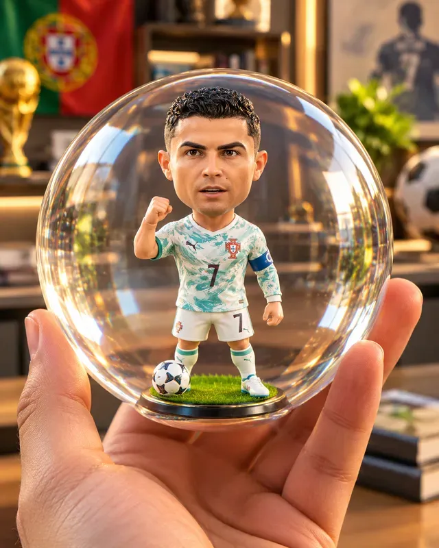 Viral Crystal Chibi Portrait Generator