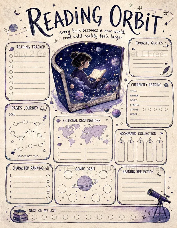 Illustrated Lifestyle Dashboard Posters