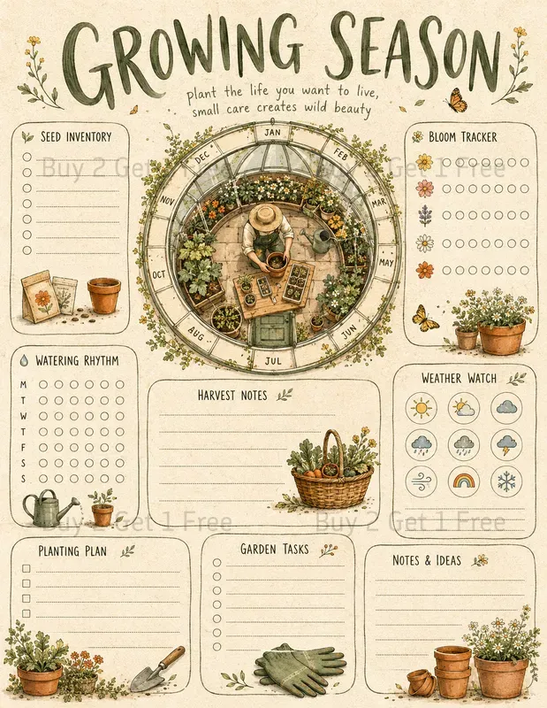 Illustrated Lifestyle Dashboard Posters