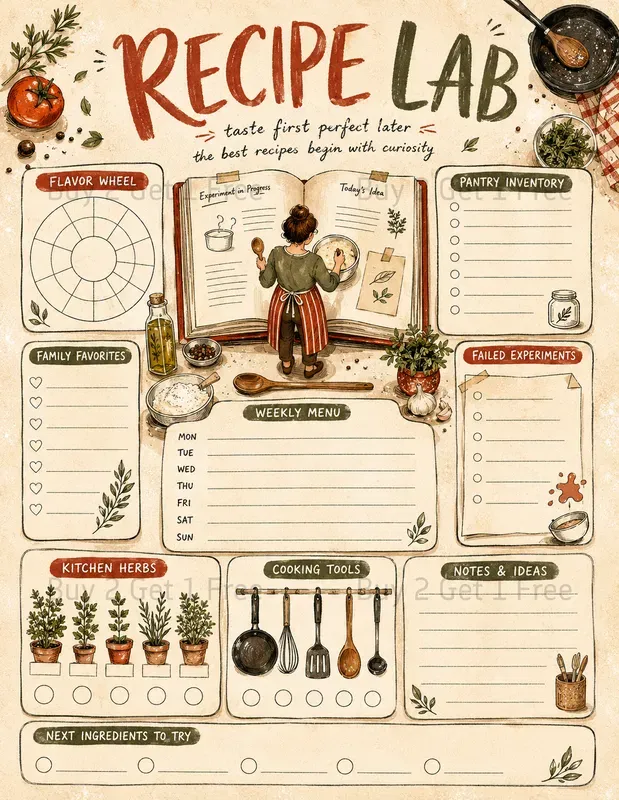 Illustrated Lifestyle Dashboard Posters