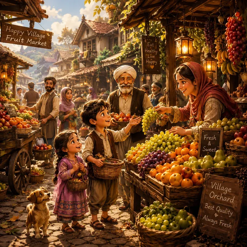 Nostalgic Storybook Scenes
