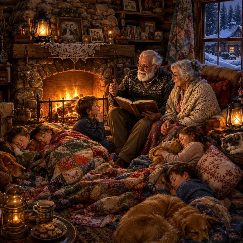 Nostalgic Storybook Scenes