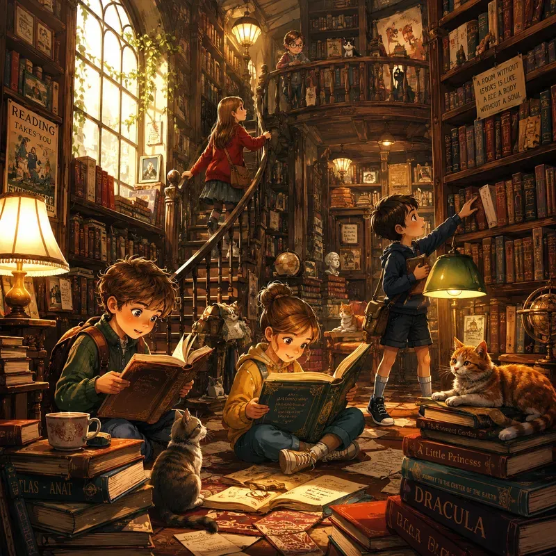 Nostalgic Storybook Scenes