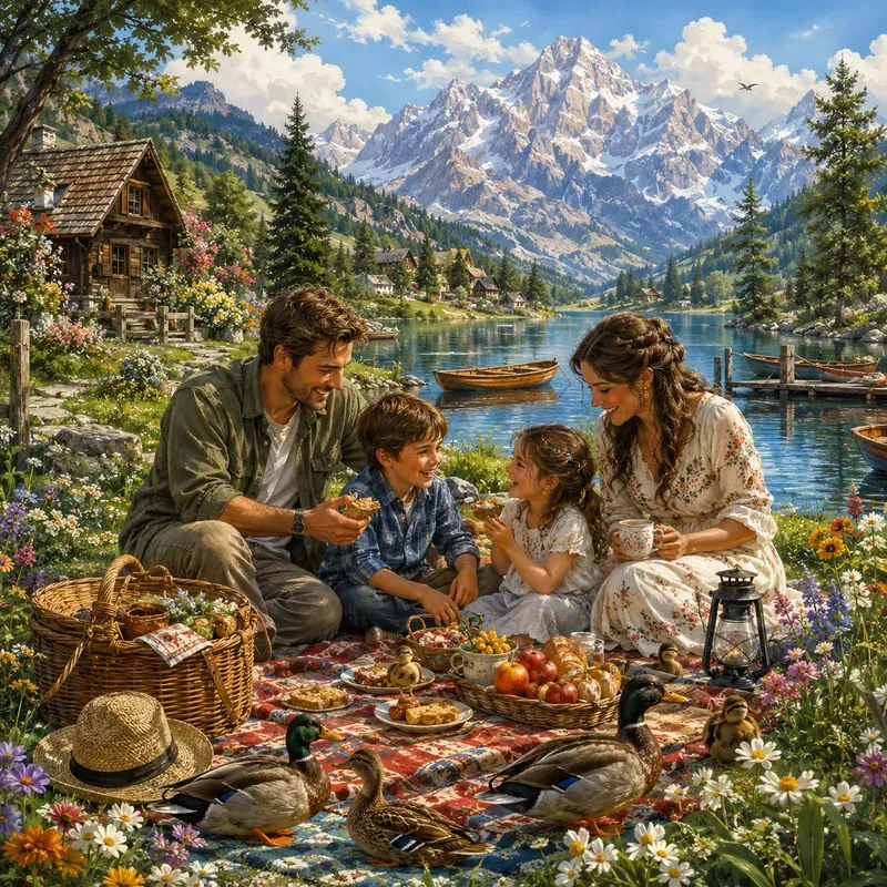 Nostalgic Storybook Scenes