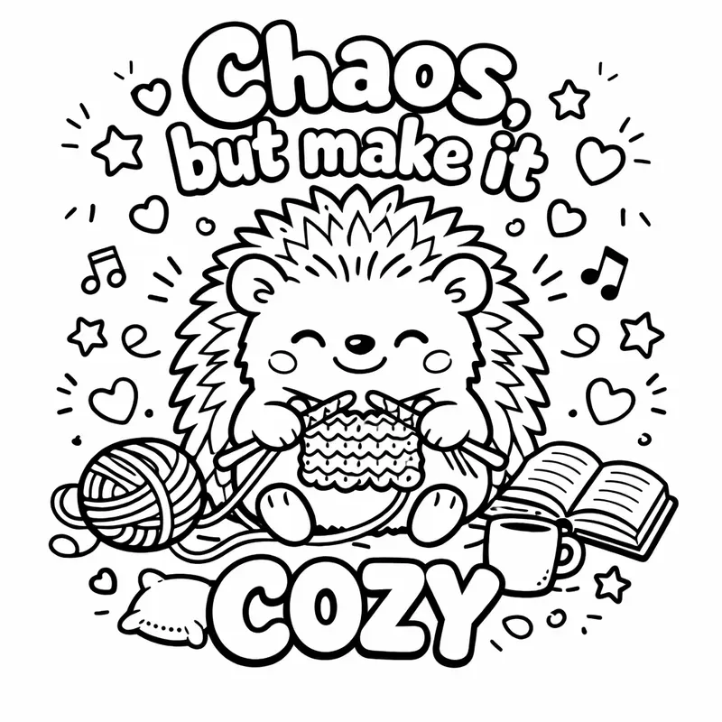 Cute Coloring Book Pages For Adults