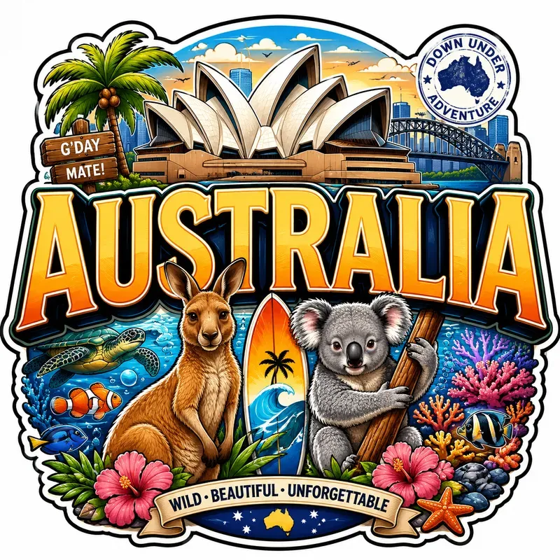 Travel Icons World Badges