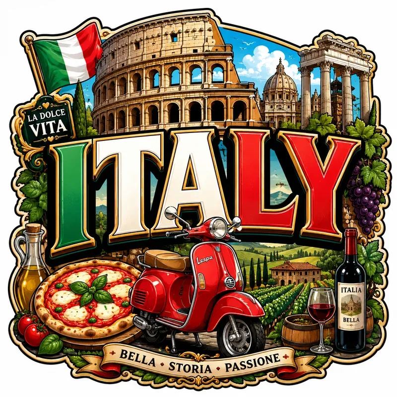 Travel Icons World Badges