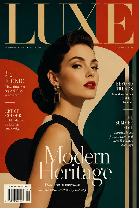 Premium Magazine Cover Generator