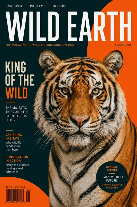 Premium Magazine Cover Generator