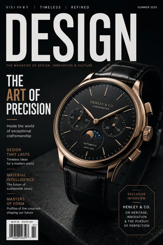 Premium Magazine Cover Generator
