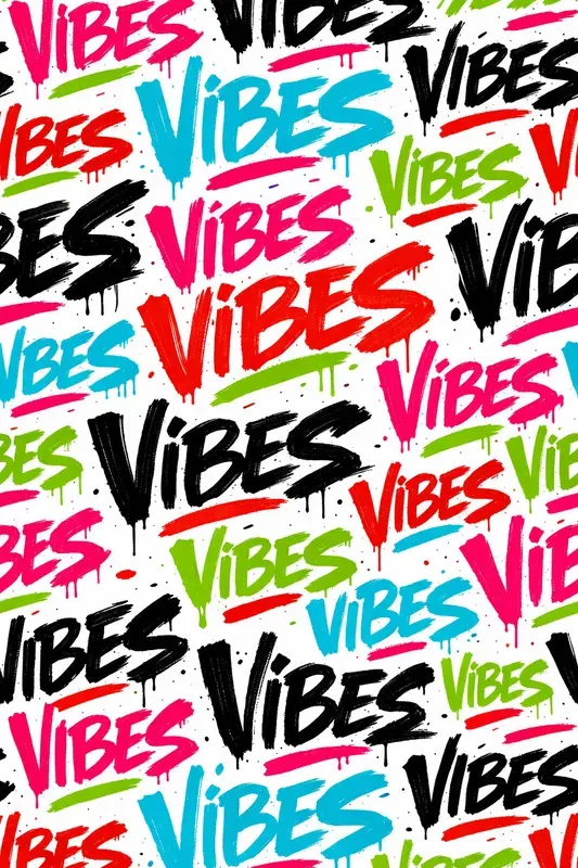 Seamless Graffiti Word Pattern Generator