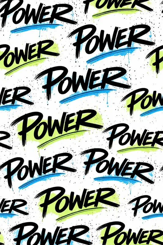 Seamless Graffiti Word Pattern Generator