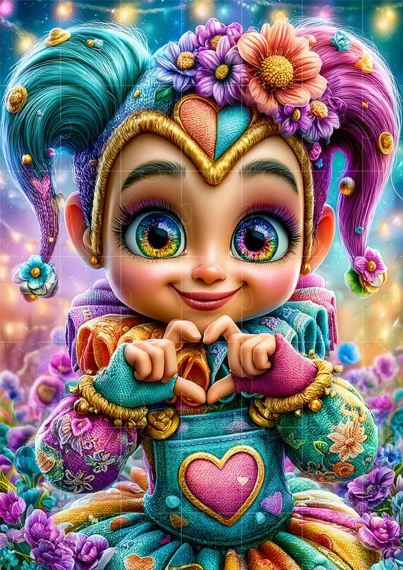 Cute Fairytale Character Poses