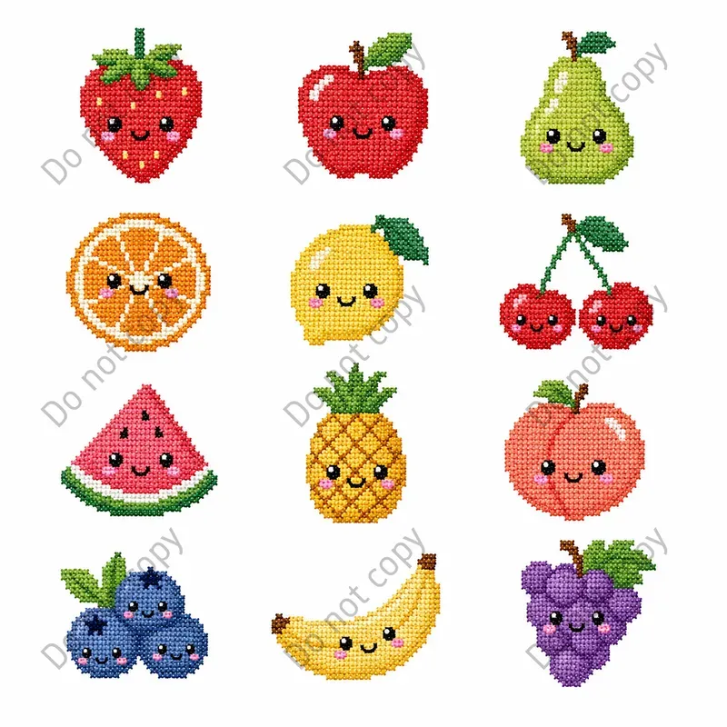 Cross Stitch Clipart Sets